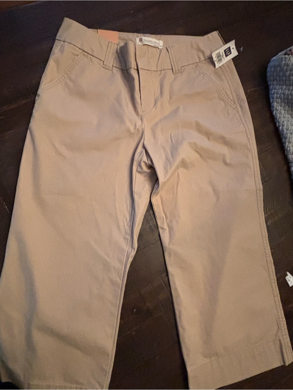Gap Favorite Chino Cropped Pants Women’s Size 6 Beige Khaki Casual Preppy